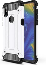 Xiaomi Mi Mix 3 Hoesje - Mobigear - Outdoor Serie - Hard Kunststof Backcover - Wit - Hoesje Geschikt Voor Xiaomi Mi Mix 3