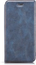 Apple iPhone 11 Pro Max Hoesje - Mobigear - Slim Wallet Serie - Kunstlederen Bookcase - Blauw - Hoesje Geschikt Voor Apple iPhone 11 Pro Max