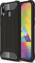 Mobigear Outdoor Hardcase Hoesje - Geschikt voor Samsung Galaxy M20 - Zwart