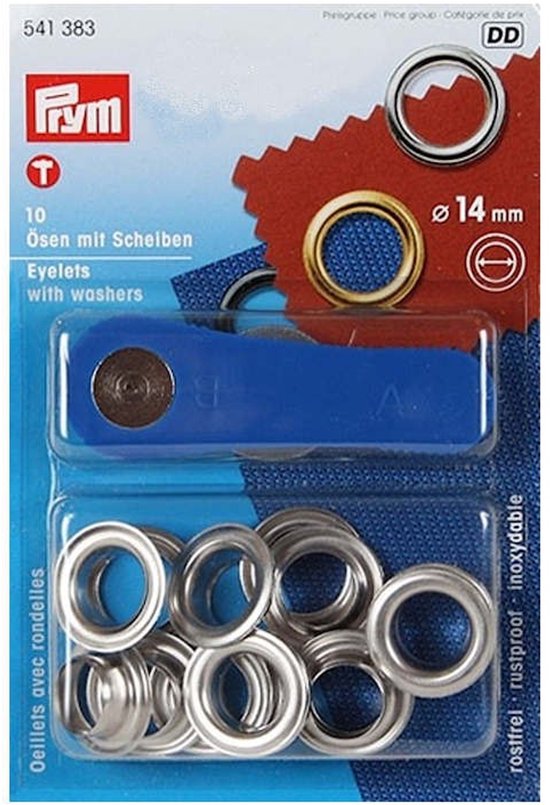 Prym - Zeilringen - 14 mm - 10 stuks van Prym — afbeelding 3