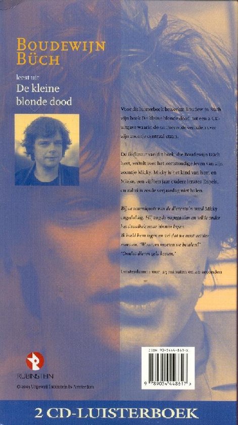 De kleine blonde dood 2 CD'S - Boudewijn Buch