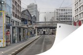 Tuindecoratie Tram - Berlijn - Duitsland - 60x40 cm - Tuinposter - Tuindoek - Buitenposter