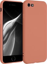 kwmobile telefoonhoesje voor Apple iPhone SE (2022) / SE (2020) / 8 / 7 - Hoesje voor smartphone - Back cover in zachte blos