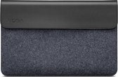 Lenovo Yoga Sleeve for 15 Inch Notebooks and Detachable Laptops Leather and Wool Felt, Black