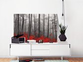 Doe-het-zelf op canvas schilderen - Naked Trees-60x40