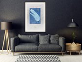 Artgeist - Schilderij - Alga Cyanotype - Multicolor - 20 X 30 Cm
