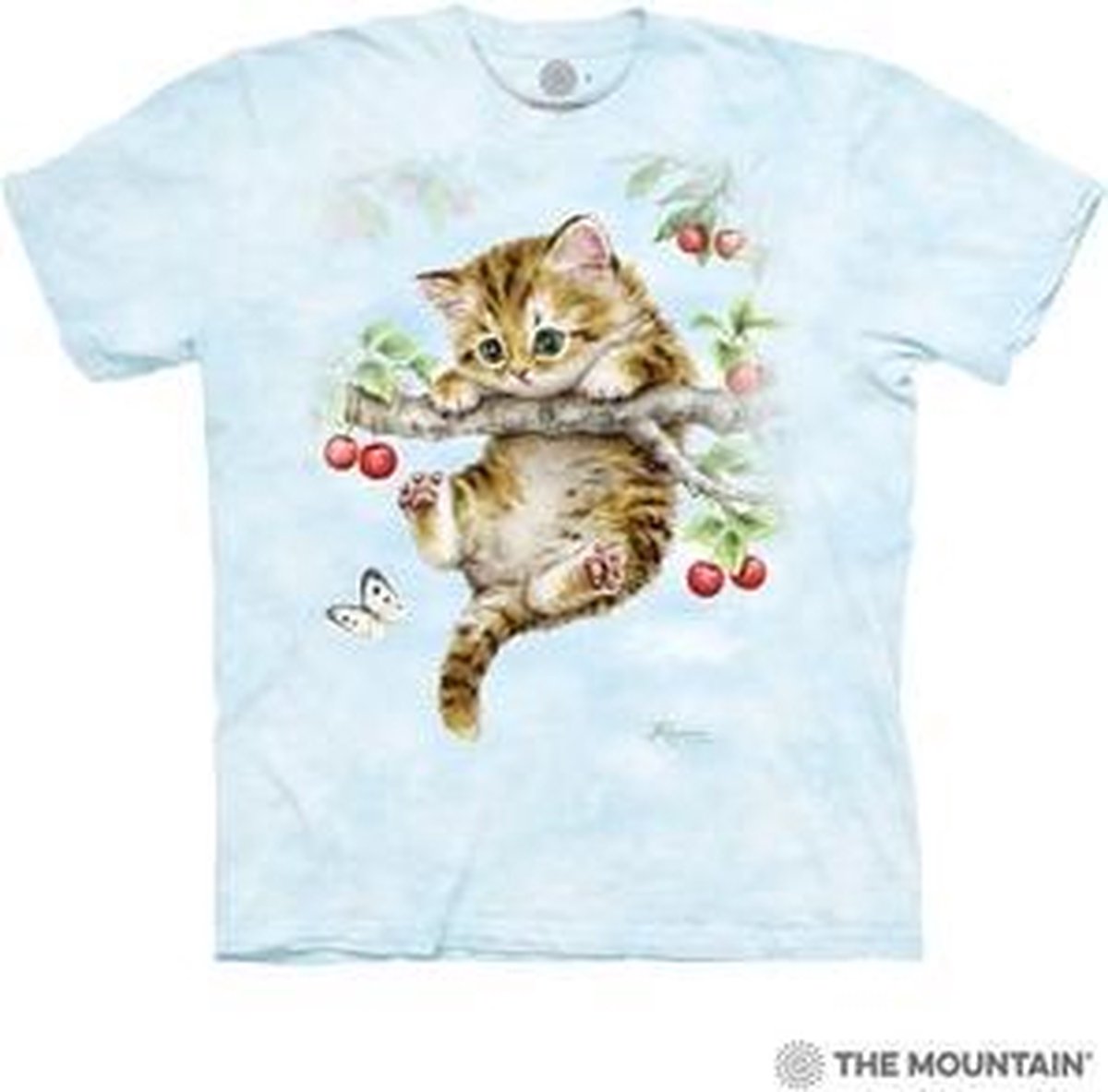 The Mountain Adult Unisex T-Shirt - Cherry Kitten