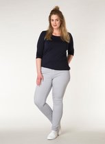 YESTA Mella Broek - Grey Mist - maat 1(48)