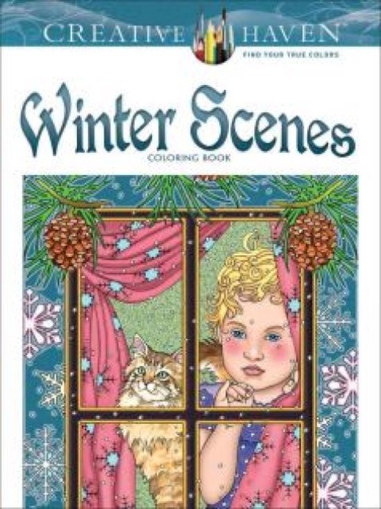 Creative Haven Winter Scenes Coloring Bo