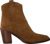 Notre-V Az3203 Enkellaarsjes - Enkelboots - Dames - Cognac - Maat 40