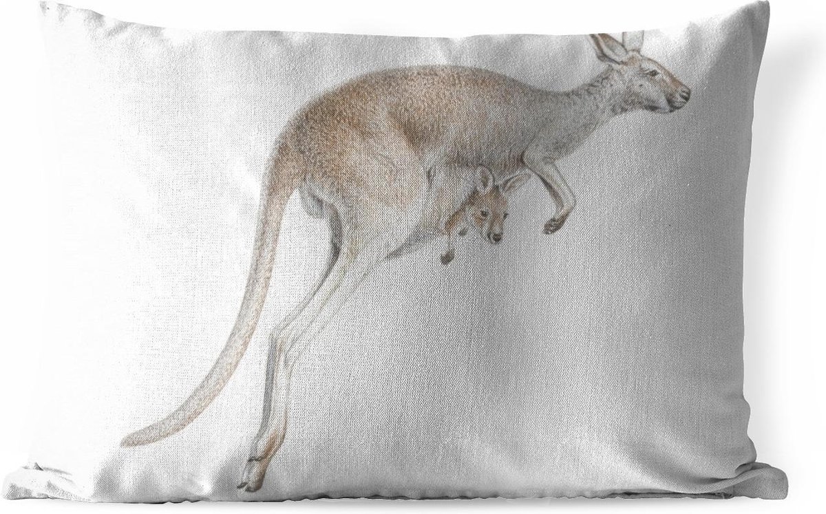 Coussins d'extérieur - Jardin - Une illustration d'un kangourou avec un  bébé dans la... | bol.com