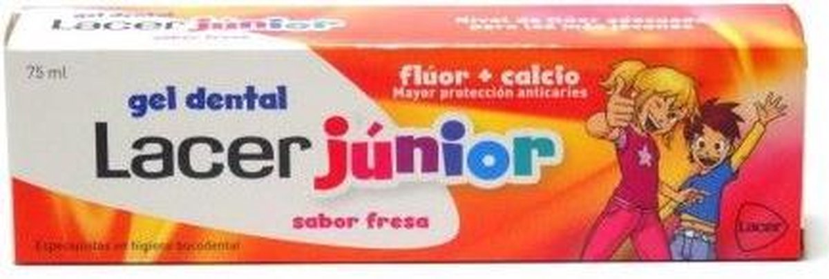 Lacer Junior Gel Dental Fresa 75 Ml