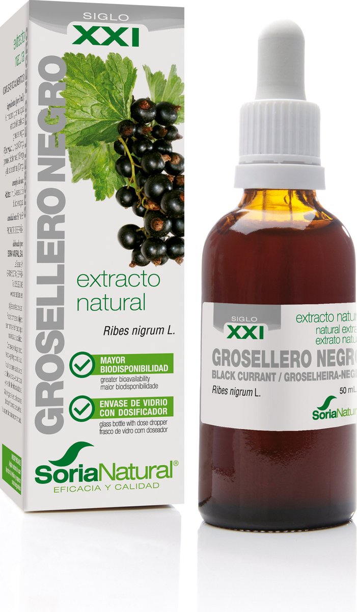 Goedkoopste Soria Extracto Grosellero Negro S Xxi 50ml