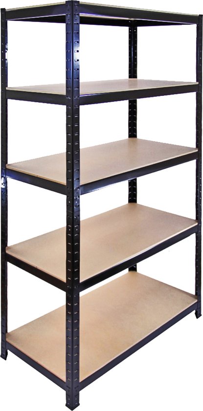 Triple étagère d'angle pour charges lourdes - 4 niveaux 30 cm Gris - Gamm vert