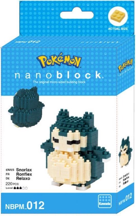 Bol Com Nanoblock Pokemon Snorlax Ronflex Nbpm 012