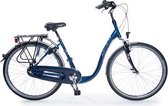 Aldo 28 inch lage instap fiets comfort alu 3v remnaaf blauw