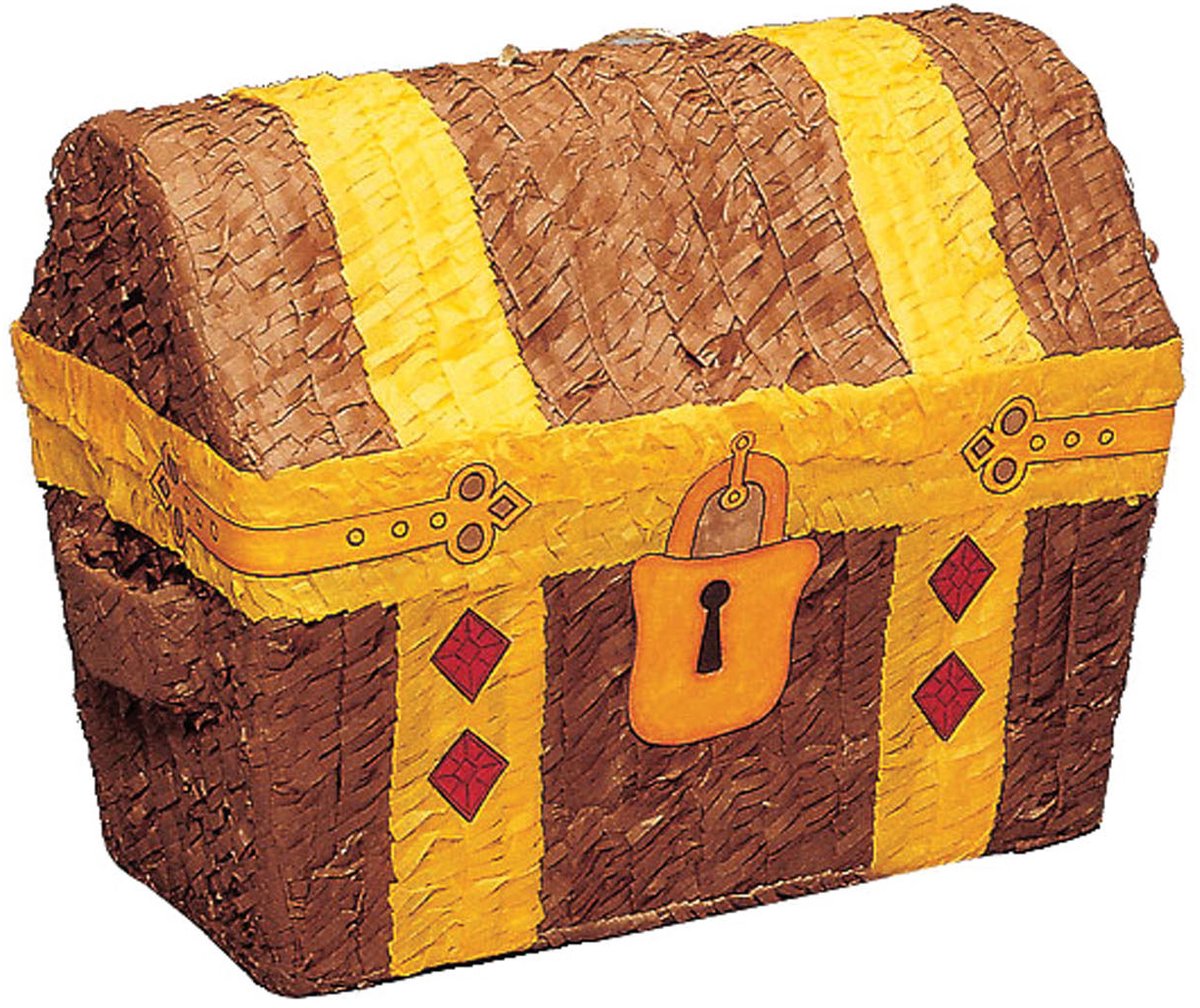 "Pinata piraten schatkist - Feestdecoratievoorwerp - One size"