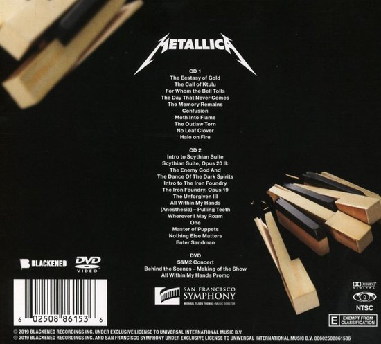 S M2 Cd Dvd Metallica Muziek Bol Com