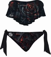 Spiral Bikini set -S- BURNT ROSE Zwart