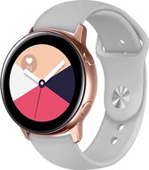 Case2go - Bandje geschikt voor de Huawei Watch 2 / Huawei Watch GT 2 - Siliconen Smartwatchbandje compatibel met  Huawei Smartwatch - 42 MM - Grijs