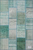 Vloerkleed Vintage 187x235 cm Handgeknoopt Patchwork Tapijt tapijten woonkamer