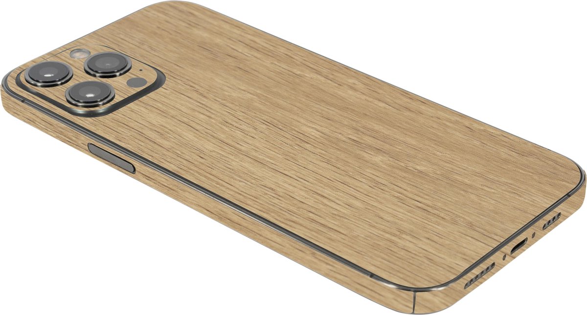 ScreenSafe Skin iPhone 12 Smoke Marble met logo