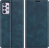 Cazy Samsung Galaxy A32 5G Hoesje Portemonnee Book Case Kunstleer - Blauw