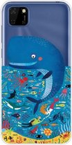 Voor Huawei Y5p / Honor 9S schokbestendig geverfd TPU beschermhoes (walvis zeebodem)