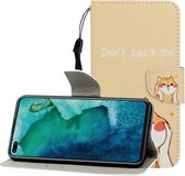 Voor Huawei Honor V30 / V30 Pro Gekleurde Tekening Horizontale Flip Leren Case met Houder & Kaartsleuf & Portemonnee (Shiba Inu)