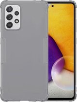 Voor Samsung Galaxy A72 5G / 4G NILLKIN Nature TPU transparante zachte hoes (grijs)