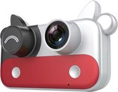 Koe WIFI Kindercamera Mini SLR Cartoon digitale camera (rood)