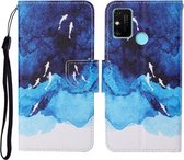 For Honor Play 9A Gekleurde Tekening Patroon Horizontale Flip Leren Case met Houder & Kaartsleuven & Portemonnee & Lanyard (Aquarel Vis)