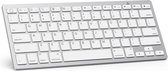 Case2go - Universeel Draadloos Bluetooth Toetsenbord - Wireless Keyboard - Windows - IOS - Android - Wit