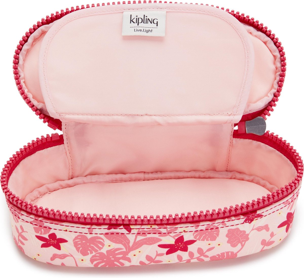 Trousse Pink Kipling - Feuilles Roses