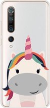 Voor Xiaomi Mi 10 5G schokbestendig geverfd TPU beschermhoes (dikke eenhoorn)
