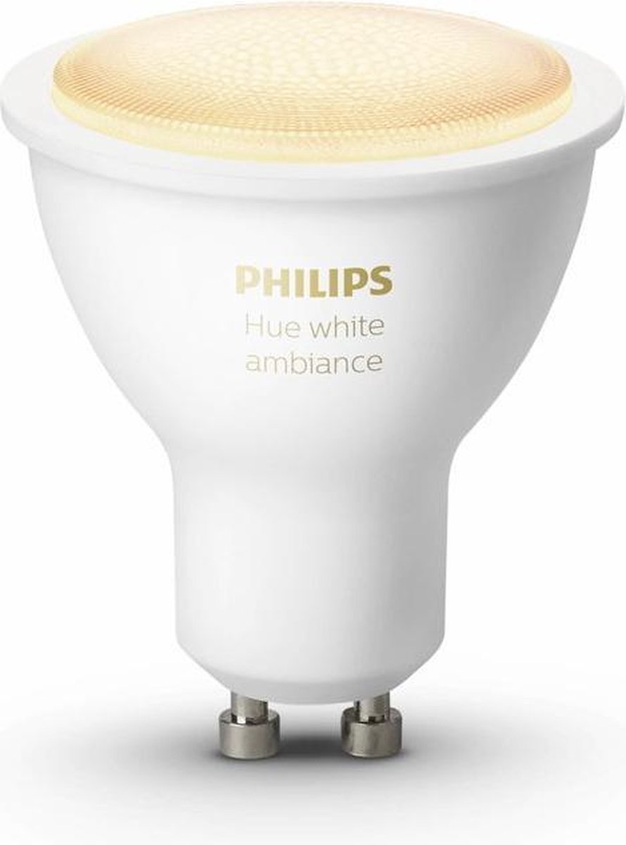Brig Observatie slaap Philips Hue Slimme Lichtbron GU10 Spot - warm tot koelwit licht - 5W -  Bluetooth | bol.com