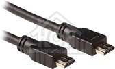 Ewent - HDMI met ethernetkabel - HDMI (M) naar HDMI (M) - 1 m - drievoudig afgeschermd - zwart - 4K ondersteuning