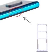 Simkaartlade + Simkaartlade + Micro SD-kaartlade voor Geschikt voor Xiaomi Redmi Note 9S (zilver)