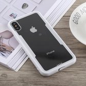 Acryl + TPU schokbestendig hoesje voor iPhone X / XS (wit)