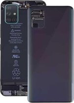 Originele batterij achterkant voor Galaxy A51 (zwart)