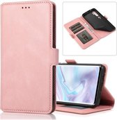 Voor Xiaomi Mi Note 10 Pro Retro Magnetische Sluiting Horizontale Flip Leren Case met Houder & Kaartsleuven & Fotolijst & Portemonnee (Rose Goud)