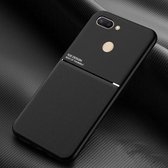 Voor Xiaomi Mi 8 Lite Classic Tilt Strip Grain Magnetisch Schokbestendig PC + TPU-hoesje (zwart)