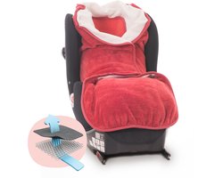 AeroMoov Air Wrapper wikkeldeken in fleece met unieke Air Layer binnenin - Koraal - Large