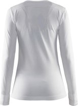 Craft Active Comfort Roundneck Ls Dames Sportshirt - White - XL