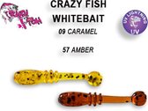 Crazy Fish Whitebait  - 2 cm - 9 - caramel - 57 - amber