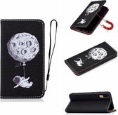 Voor Huawei P20 Pro 3D Schilderen Horizontale Flip Leren Case met Houder & Kaartsleuf & Lanyard (Spaceman)