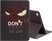 Voor iPad 5 & 6 Gekleurd tekeningpatroon Horizontaal Flip PU-lederen hoes met houder & kaartsleuven & portemonnee & slaap- / wekfunctie (oog)