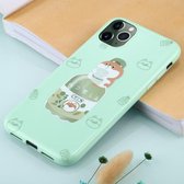 Voor iPhone 11 Pro Max TPU mobiele telefoonhoes (heldergroen)