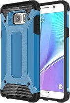 Voor Galaxy Note 5 / N920 Tough Armor TPU + pc combinatiebehuizing (blauw)