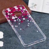 Voor Galaxy S9 harten en bloemenpatroon TPU zachte beschermende achterkant van de behuizing